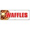 Signmission Waffles Banner Heavy Duty 13 Oz Vinyl with Grommets Single Sided B-Waffles - alternate 1